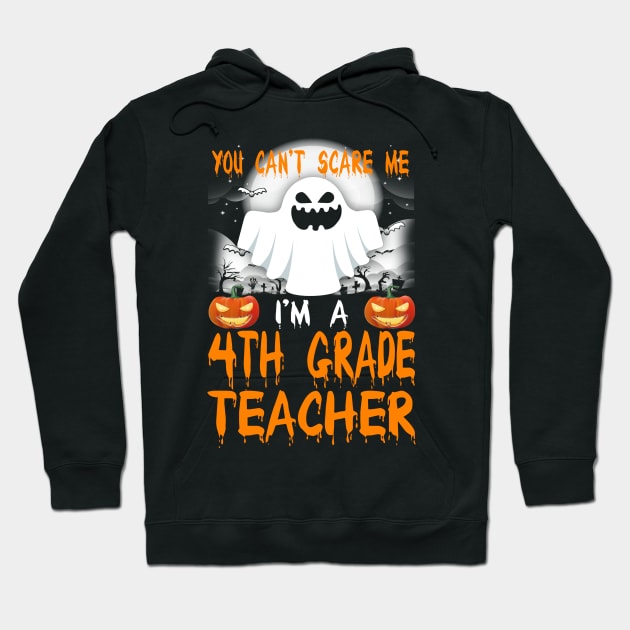 I'm a 4th Grade Teacher Halloween Hoodie by danieldamssm
